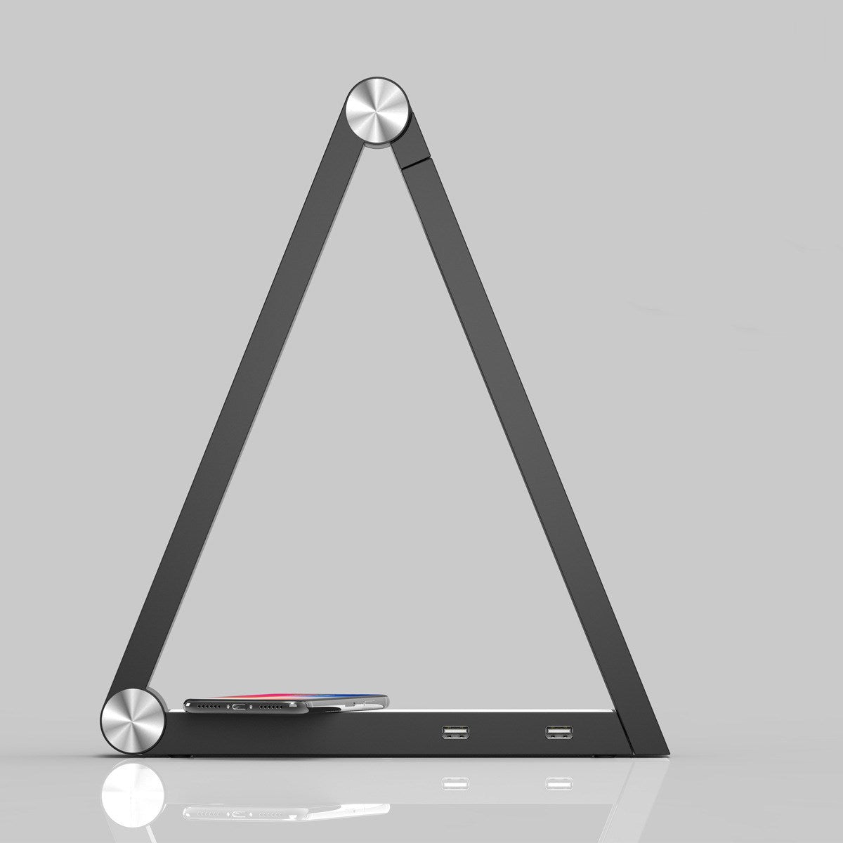 LED Wireless Charging Desk Lamp - Triangle Eye Care Design