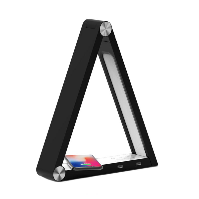 LED Wireless Charging Desk Lamp - Triangle Eye Care Design